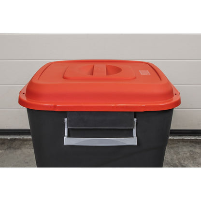 Sealey BM50R Refuse/Storage Bin 50L - Red Sealey