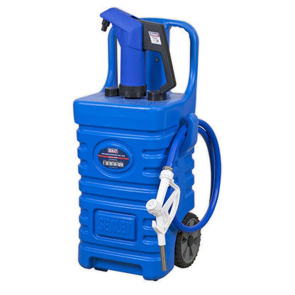 Sealey DT55BCOMBO1 Mobile Dispensing Tank 55L with AdBlue® Pump - Blue Sealey