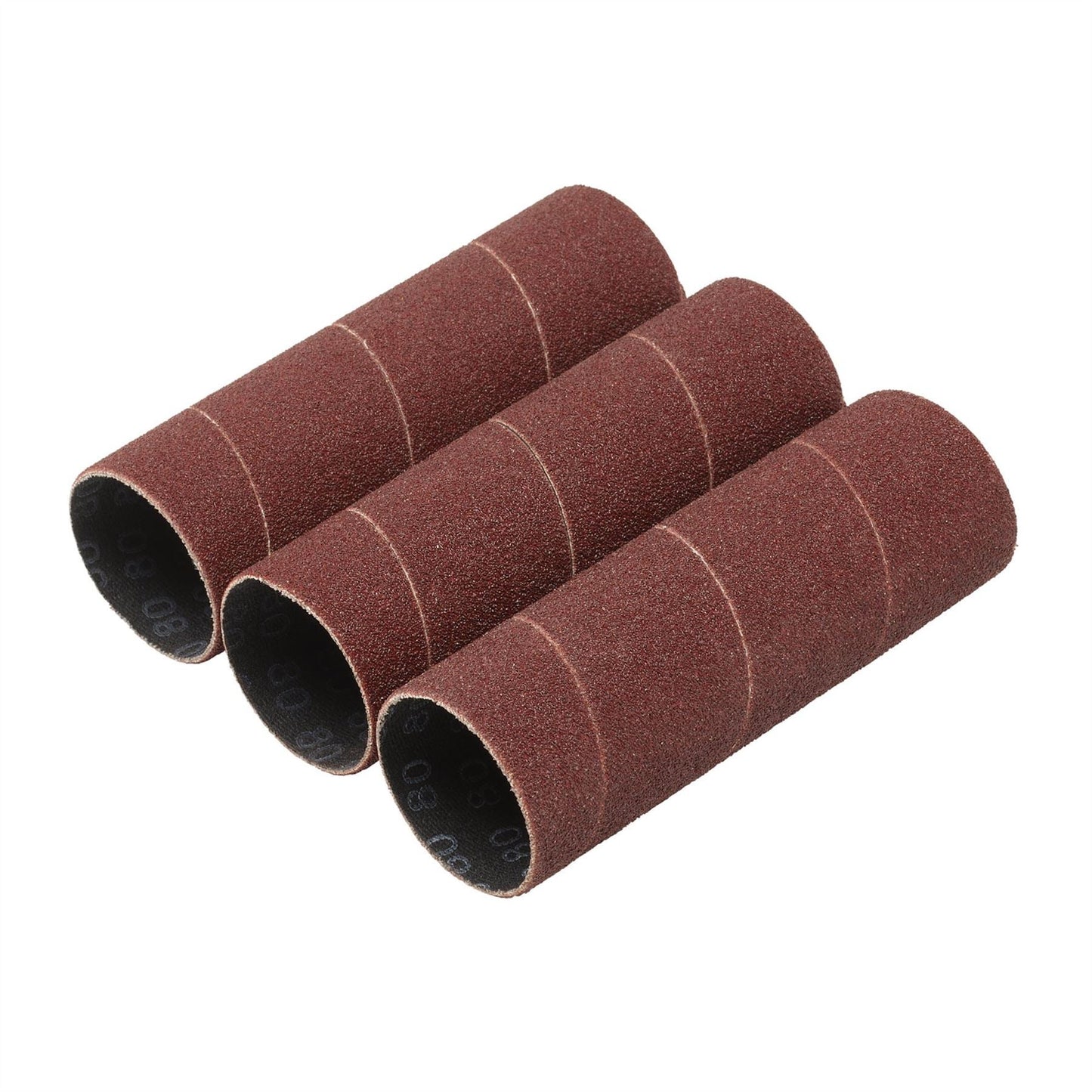 Draper 08404 Aluminium Oxide Sanding Sleeves 38 x 115mm 80 Grit Pack of 3 Draper