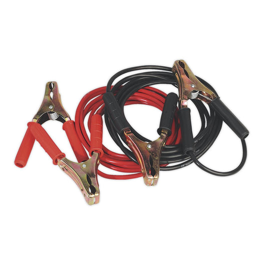 Sealey BC25/5/HD Booster Cables Heavy-Duty Clamps - 25mm² x 5m Copper 600A Sealey