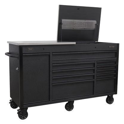 Sealey AP6310BE Mobile Tool Cabinet 1600mm with Power Tool Charging Drawer Sealey