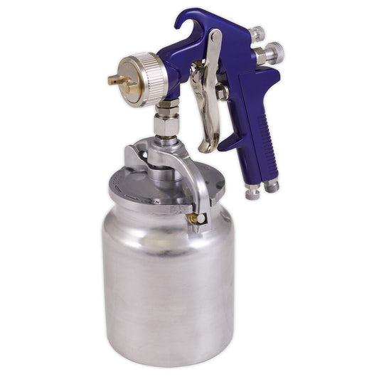 Sealey S717 Suction Feed Spray Gun 1.7mm Set-Up Sealey