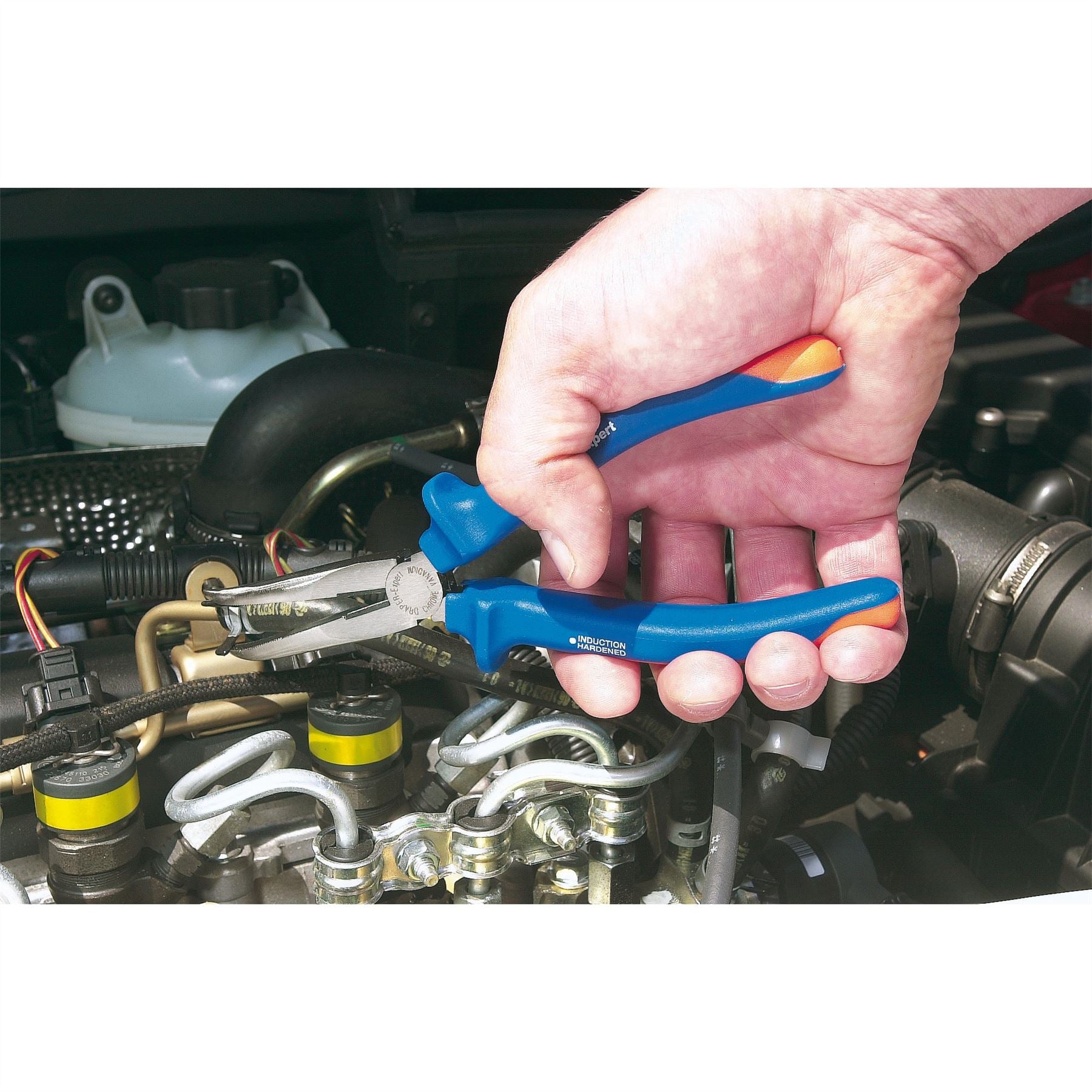 Draper 68889 Heavy Duty Soft Grip Bent Nose Pliers 200mm Draper