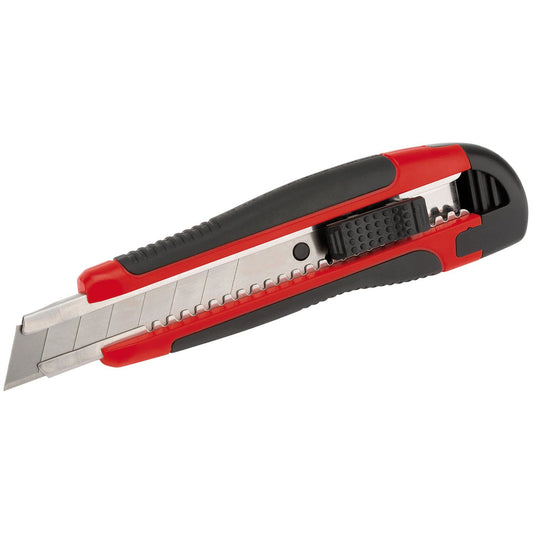 Draper 68667 Redline® Soft-Grip Retractable Trimming Knife 18mm Draper
