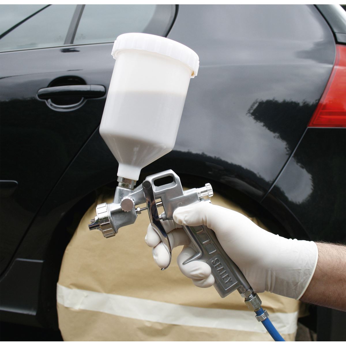 Sealey SSG501 Spray Gun Gravity Feed 2.2mm Set-Up Sealey