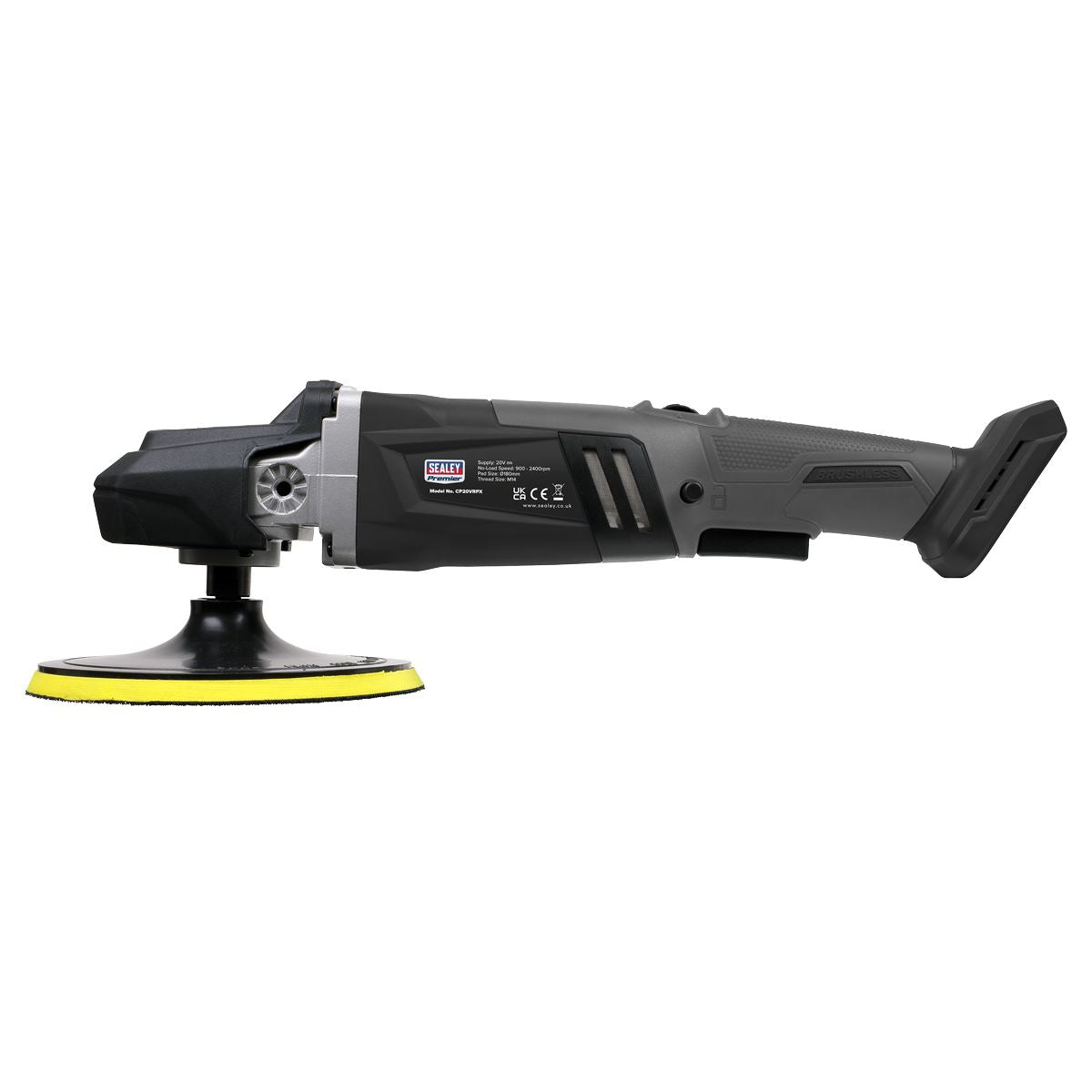 Sealey CP20VRPX Brushless Rotary Polisher 20V SV20 Series Ø180mm - Body Only Sealey
