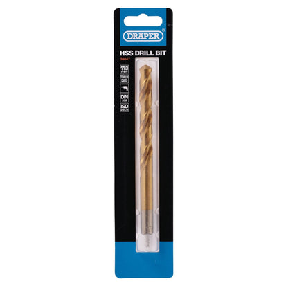 Draper 38847 HSS Titanium Drill Bit 11.0 x 230mm Draper