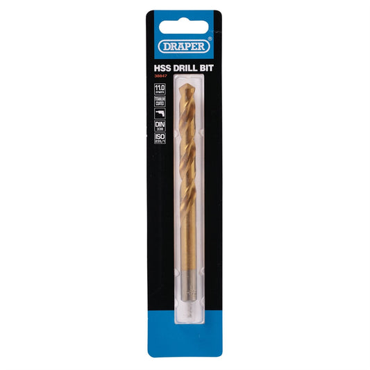 Draper 38847 HSS Titanium Drill Bit 11.0 x 230mm Draper