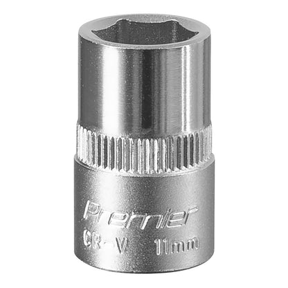 Sealey S3811 WallDrive® Socket 11mm 3/8"Sq Drive Sealey