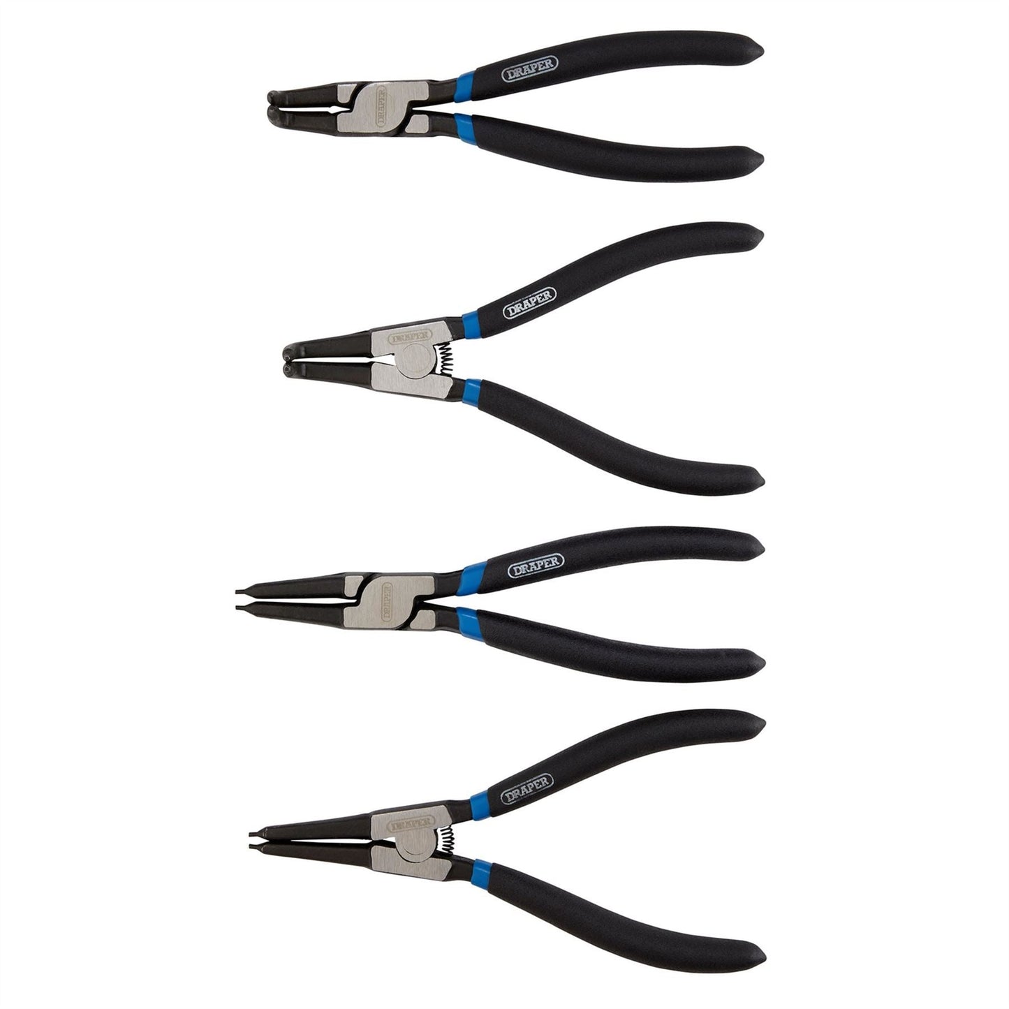 Draper 38999 Internal and External Circlip Pliers Set 4 Piece Draper