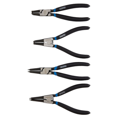 Draper 38999 Internal and External Circlip Pliers Set 4 Piece Draper
