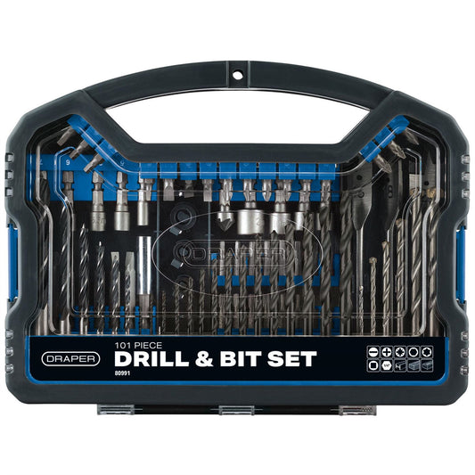 Draper 80991 Drill Bit and Accessory Kit 101 Piece Draper