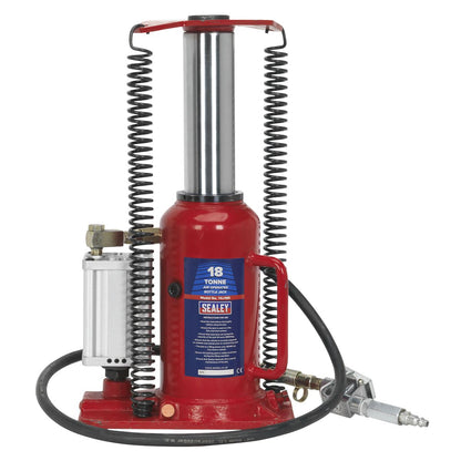 Sealey YAJ18S Air Operated Hydraulic Bottle Jack 18 Tonne Sealey