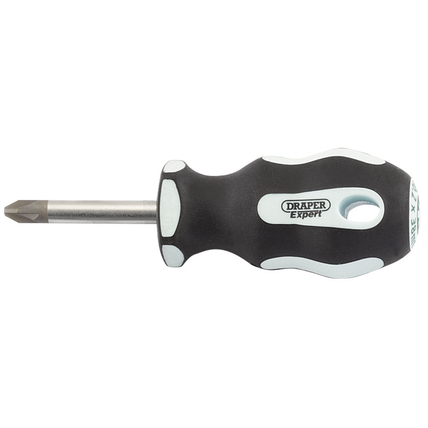 Draper 34996 PZ TYPE Soft Grip Screwdriver No.2 x 38mm Draper