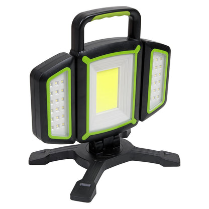Sealey LED18WFLCOMBO Rechargeable Flexible Floodlight with Tripod Sealey