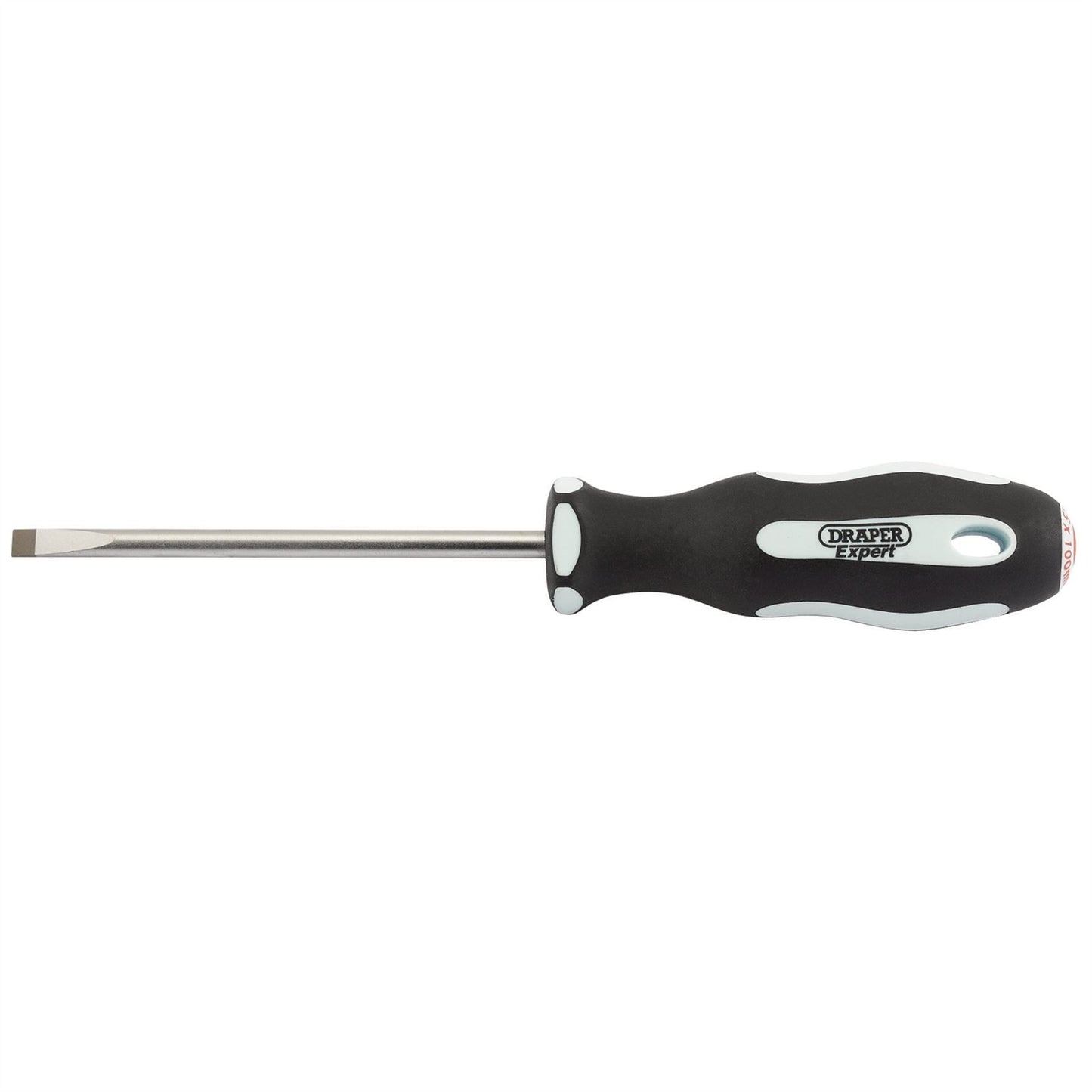 Draper 34973 Plain Slot Soft Grip Parallel Tip Screwdriver 5.5 x 100mm Draper