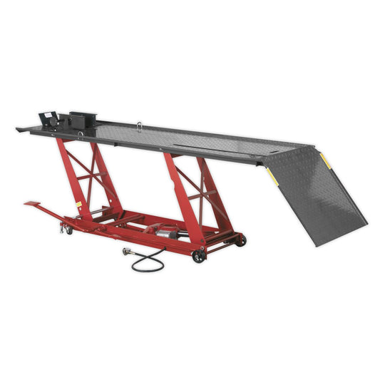 Sealey MC401A Air/Hydraulic Motorcycle Lift 454kg Capacity Sealey