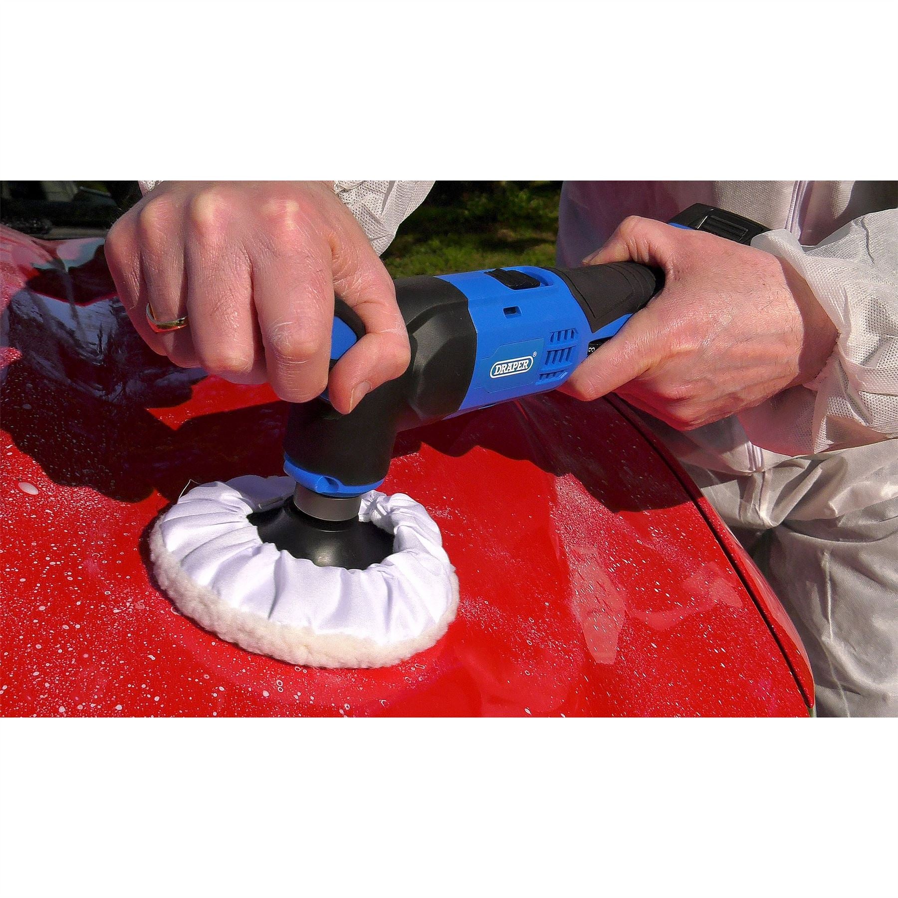 Draper 55741 D20 20V Dual Action Polisher 125mm Sold Bare Draper