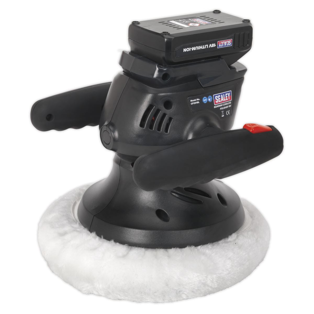 Sealey CP2518L Cordless Polisher Ø240mm 18V Lithium-ion Sealey