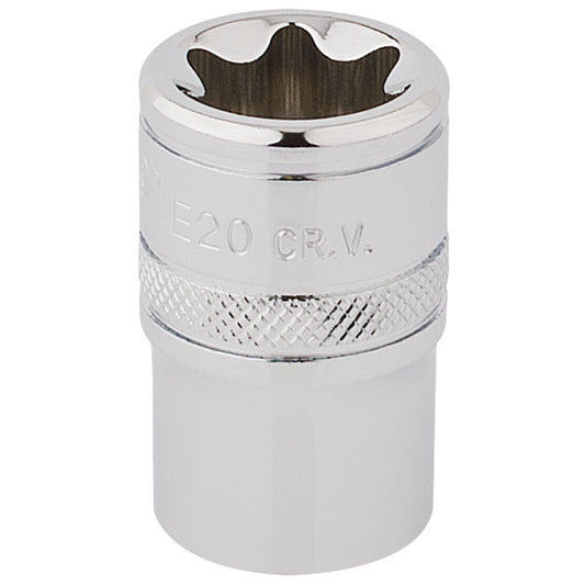 Draper 34345 TX-STAR® Socket 1/2" Sq. Dr. E20 Draper
