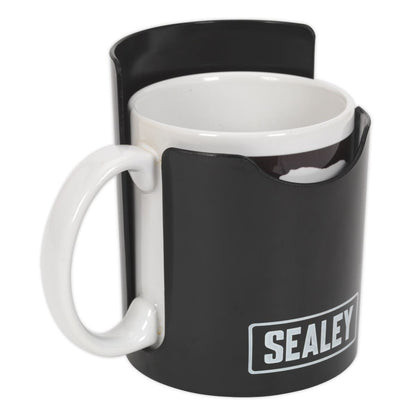Sealey APCHB Magnetic Cup/Can Holder - Black Sealey
