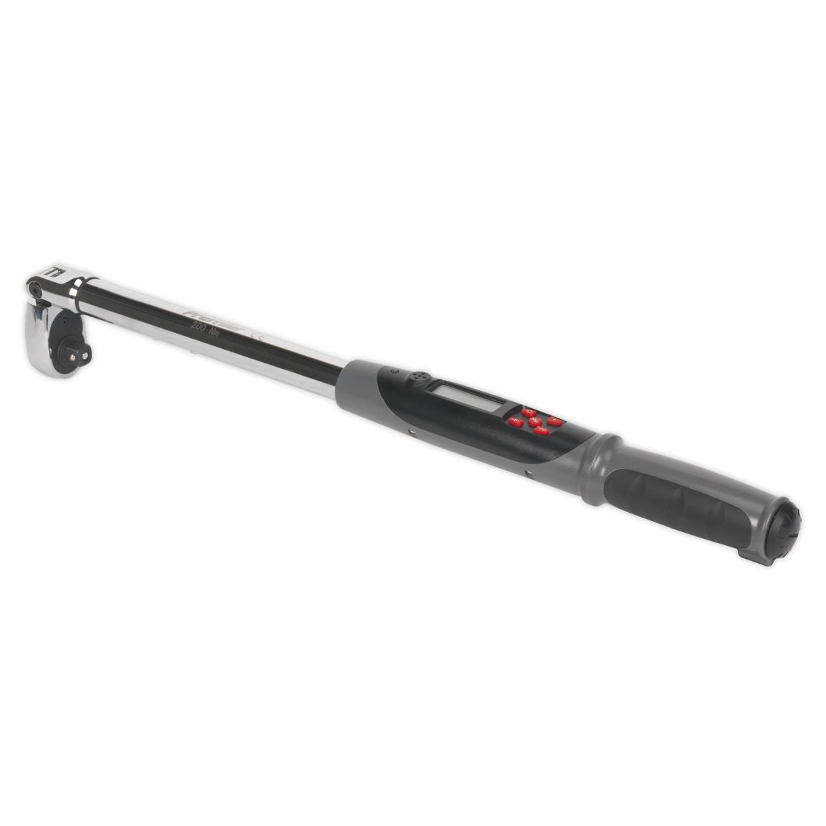 Sealey STW309 Angle Torque Wrench Flexi-Head Digital 1/2"Sq Drive 20-200Nm(14.7-147.5lb.ft) Sealey