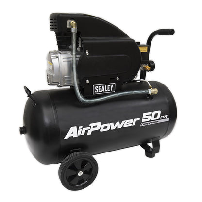 Sealey SAC5020A Air Compressor 50L Direct Drive 2hp Sealey