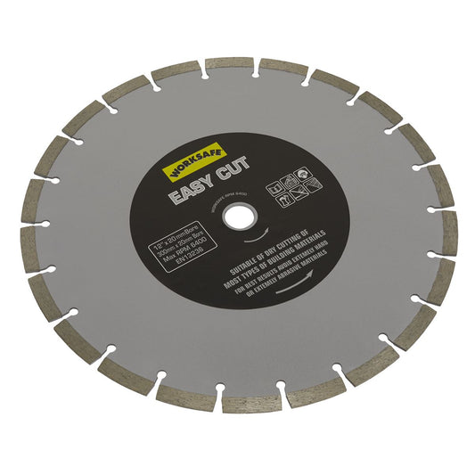 Sealey WDEC300/20 Silver Easy Cut Diamond Blade Ø300 x 20mm Sealey