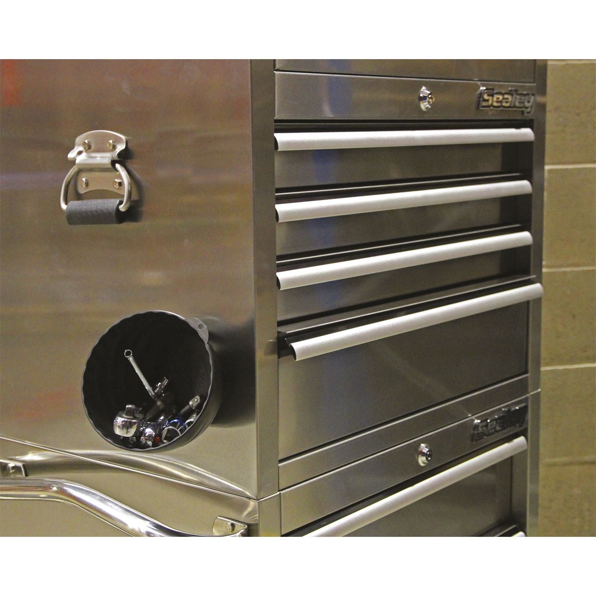 Sealey AK2319B Magnetic Collector Ø150mm Black Sealey