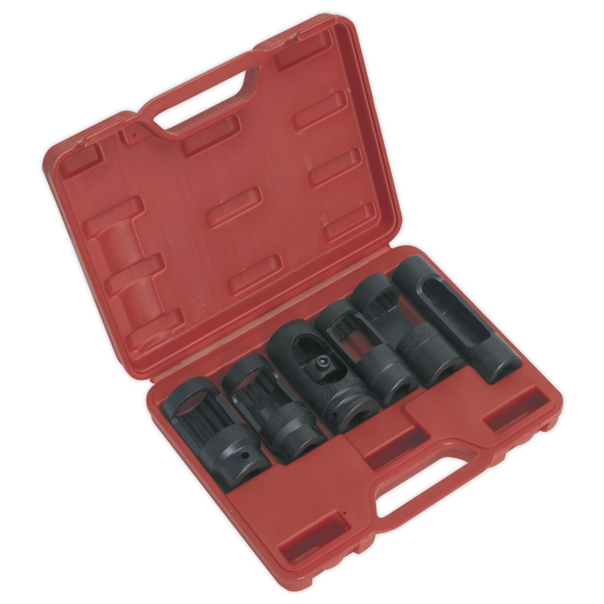 Sealey SX0401 Diesel Injector Window Socket Set 6pc 1/2"Sq Drive Sealey