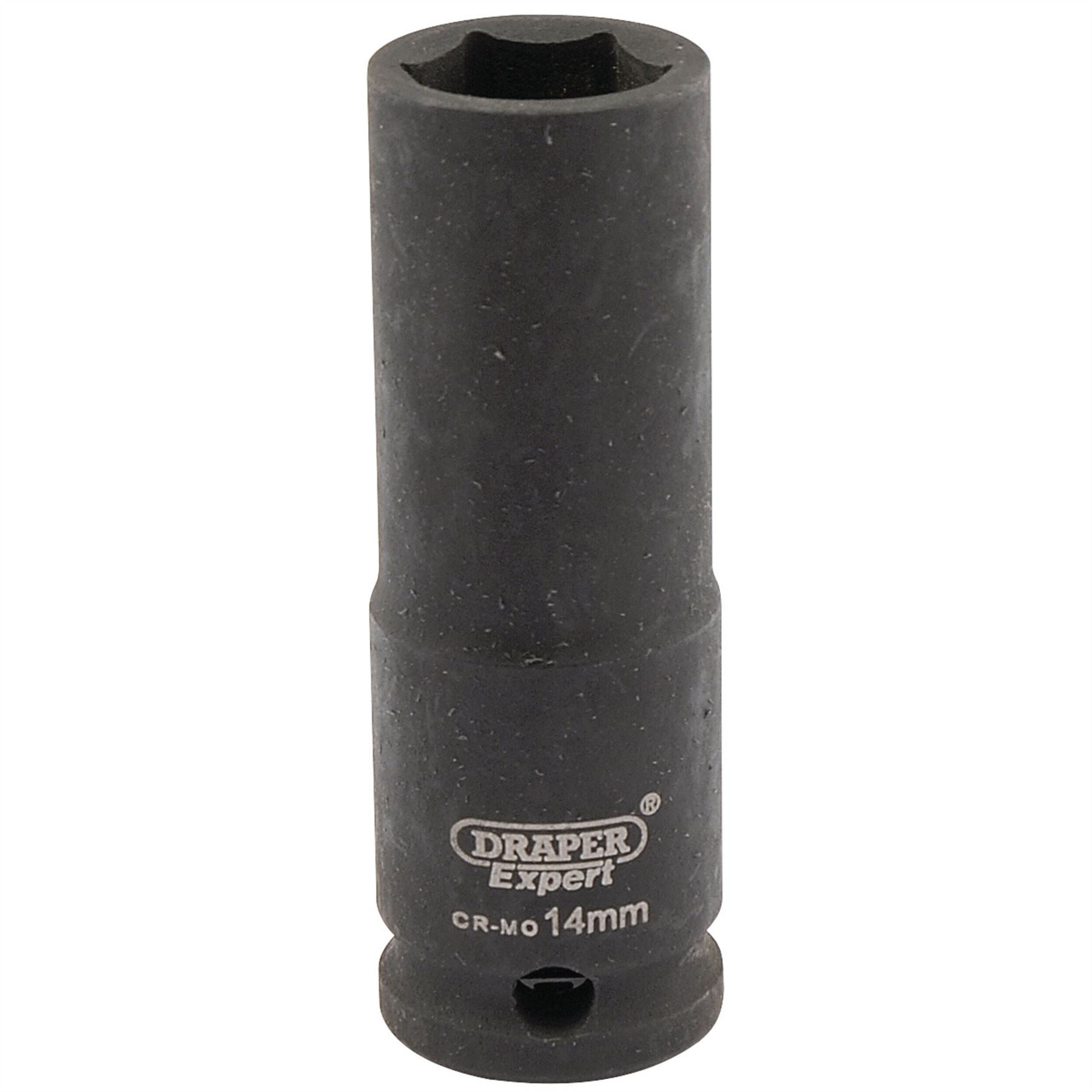 Draper 06887 Expert HI-TORQ® 6 Point Deep Impact Socket 3/8" Sq. Dr. 14mm Draper
