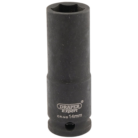 Draper 06887 Expert HI-TORQ® 6 Point Deep Impact Socket 3/8" Sq. Dr. 14mm Draper
