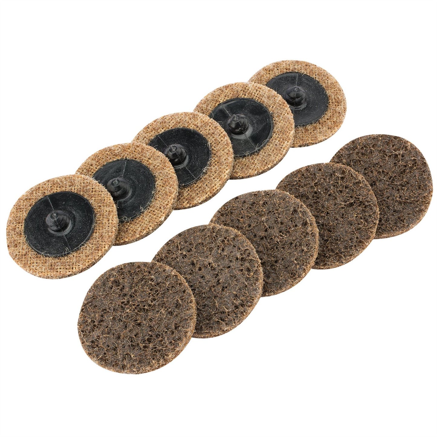 Draper 75625 Polycarbide Abrasive Pads 50mm Coarse Pack of 10 Draper