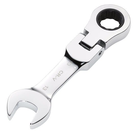 Draper 27969 HI-TORQ® Metric Stubby Flexible Head Ratchet Combination Spanner 13mm Draper