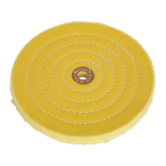 Sealey BG200BWC Buffing Wheel Ø200 x 16mm Ø16mm Bore Coarse Sealey