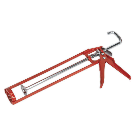 Sealey AK3901 Caulking Gun Skeleton Type Manual 260mm Sealey