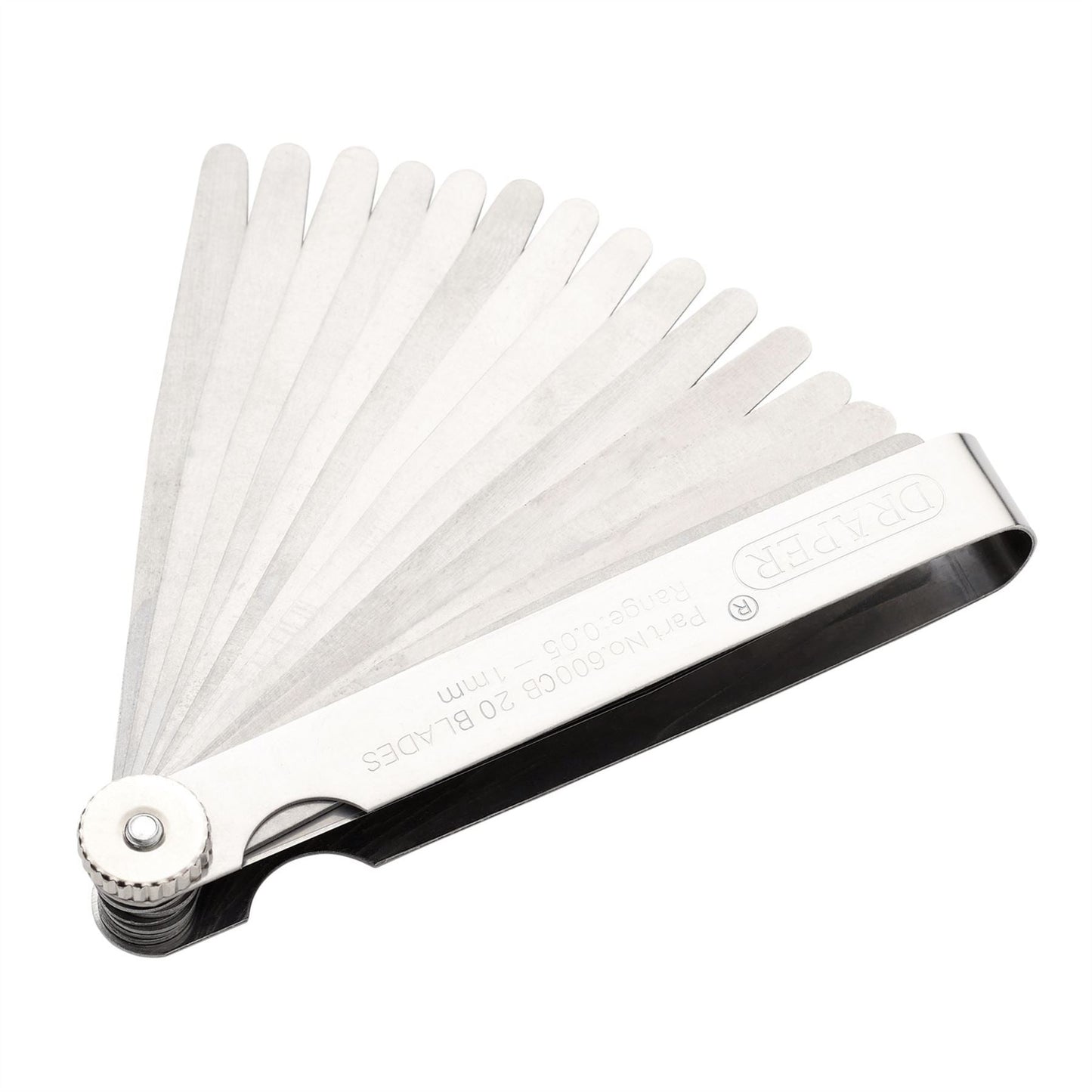 Draper 51701 20 Blade Metric Feeler Gauge Set Draper