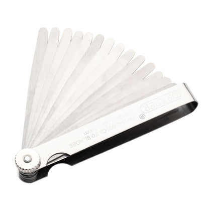 Draper 51701 20 Blade Metric Feeler Gauge Set Draper