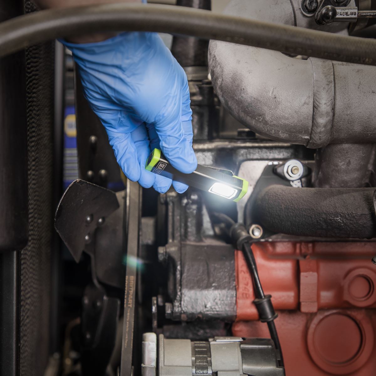 Sealey LED500SB Mini Hand Torch Super Beam Aluminium 3W COB LED Sealey