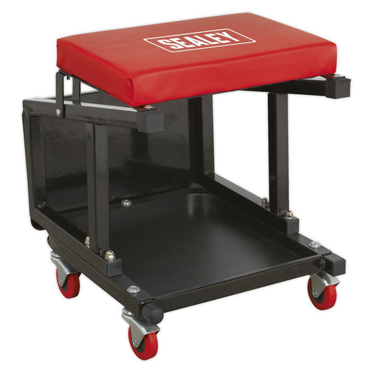 Sealey SCR16 Mechanic's Utility Seat & Step Stool Sealey