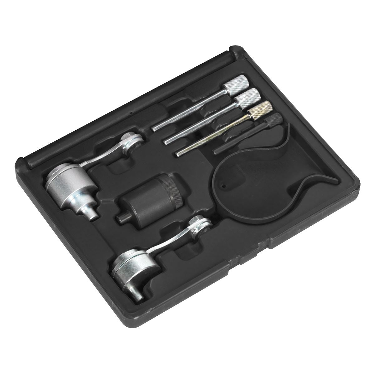 Sealey VSE5000A Diesel Engine Timing Tool Kit - for Land Rover Jaguar Citroen Peugeot 2.7D/3.0D - Belt Drive Sealey