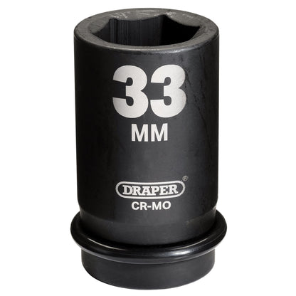 Draper 05147 Hi-TORQ® Deep Impact Socket 1" Sq. Dr. 33mm Draper