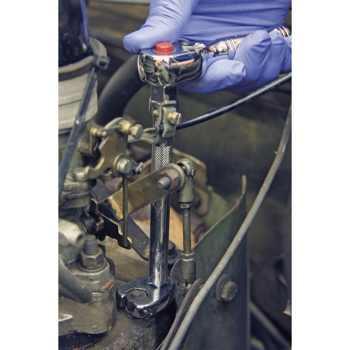 Siegen S0845 Crow's Foot Wrench Set 10pc Flare Nut 3/8"Sq Drive Metric Siegen