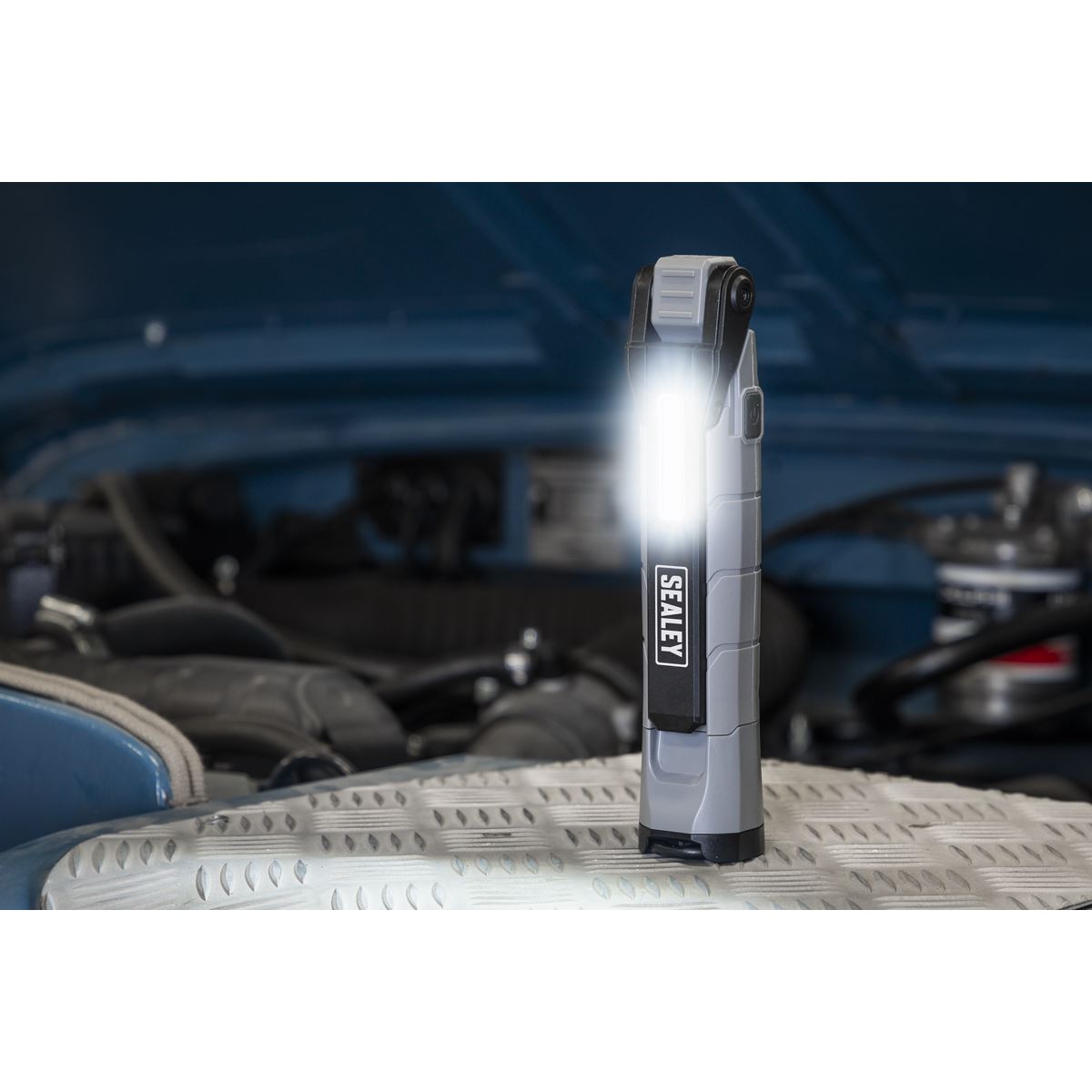 Sealey LED3605GR Rechargeable 360° Inspection Light 10W & 2 x 4W SMD LED Grey Sealey