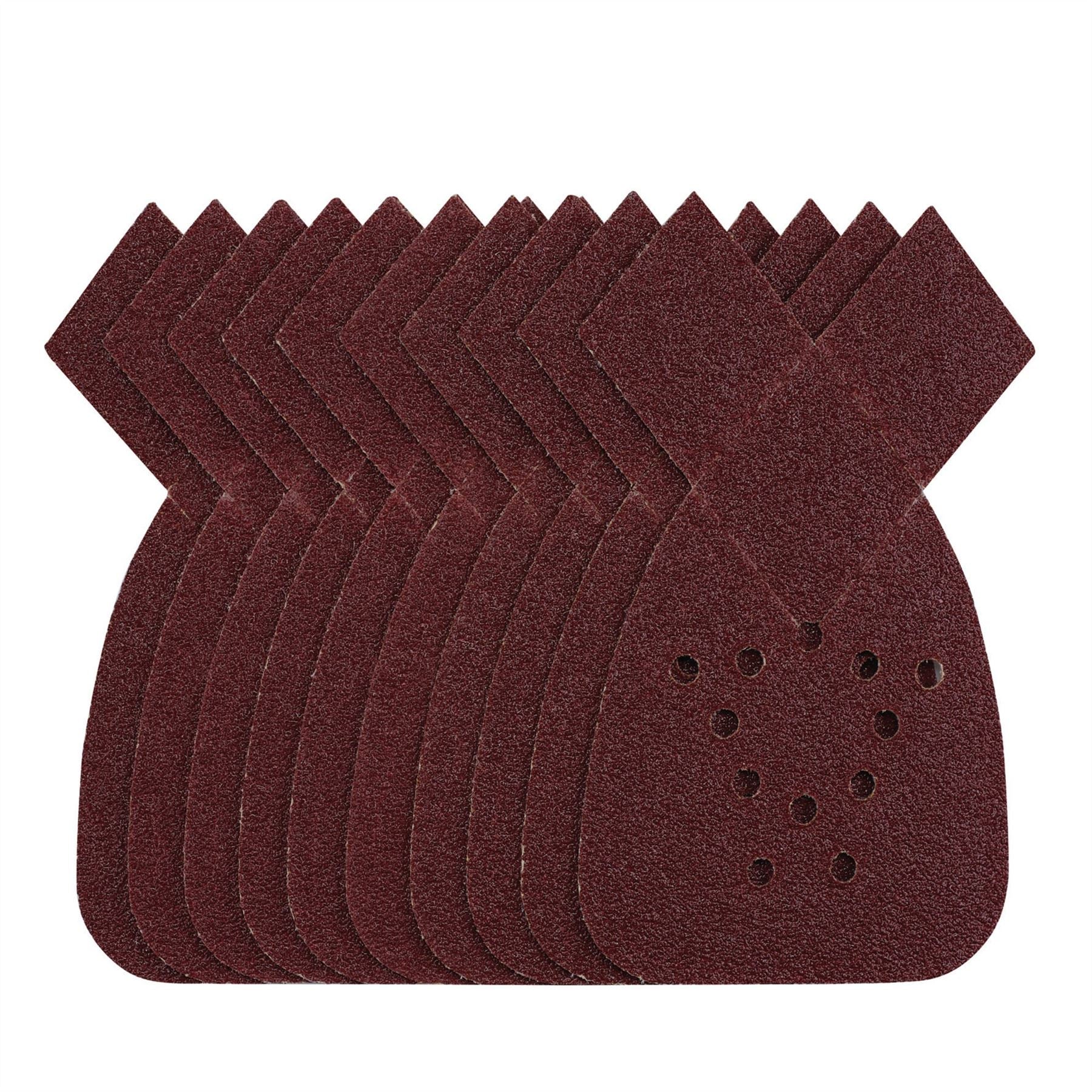 Draper 43848 Detail Sanding Sheets with Hook and Loop 140mm 40 Grit SSD4 Pack of 10 Draper