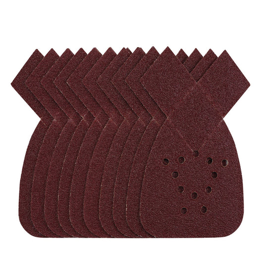 Draper 43848 Detail Sanding Sheets with Hook and Loop 140mm 40 Grit SSD4 Pack of 10 Draper