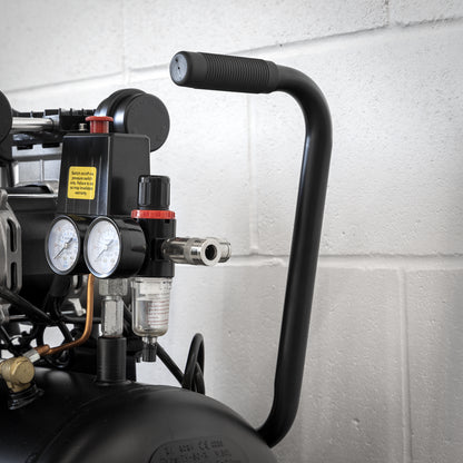 Sealey SAC5001S 50L Low Noise Oil Free Direct Drive Air Compressor 2 x 2hp Sealey