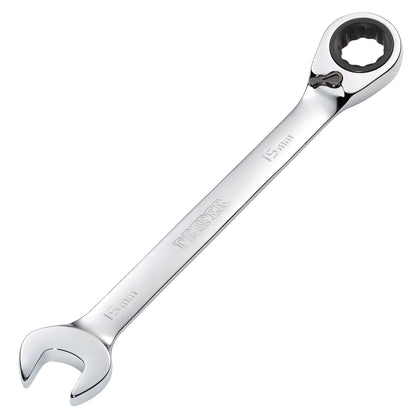 Draper 52003 HI-TORQ® Metric Reversible Ratcheting Combination Spanner 15mm Draper