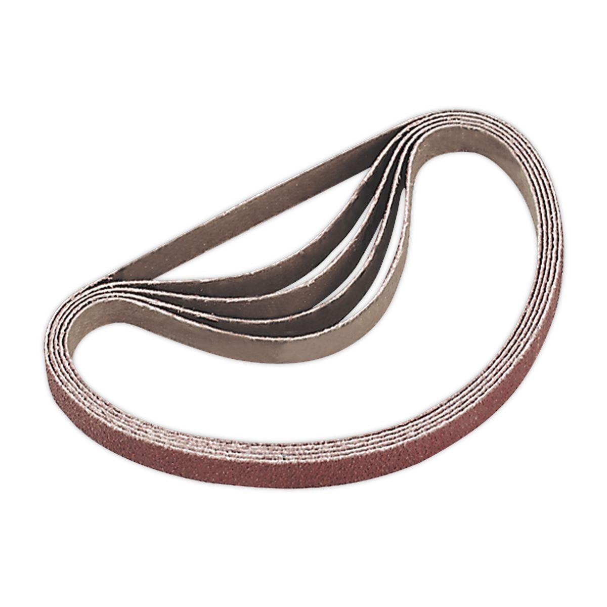 Sealey SA35/B60G Sanding Belt 10 x 330mm 60Grit Pack of 5 Sealey