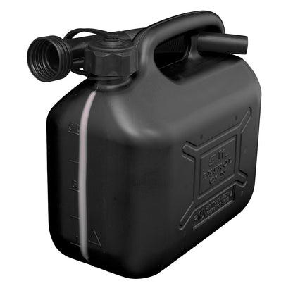 Sealey JC5B Fuel Can 5L - Black Sealey